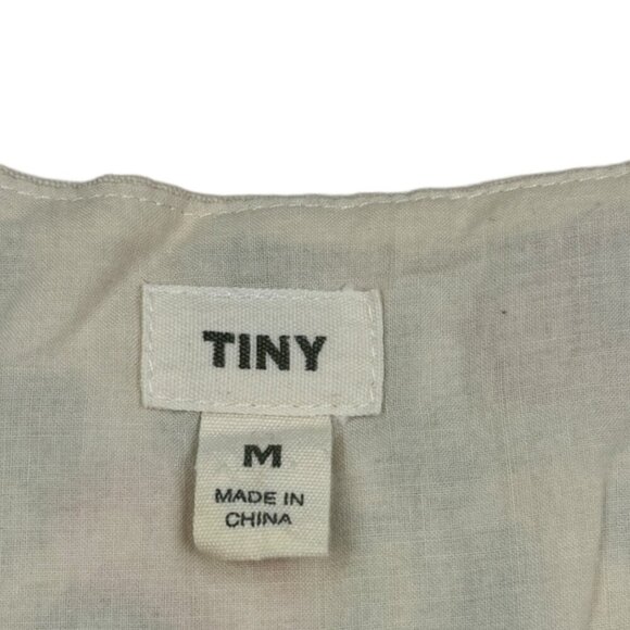 TINY Boho Embroidered Striped Sleeveless Top Women's Size Medium - Picture 6 of 7